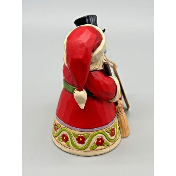 Jim Shore Christmas Is For Togetherness Pint Sized Santa Snowman 4.5" 6009004 - Picture 4 of 9